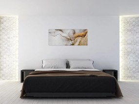 Obraz - Mramorový atrament (120x50 cm)
