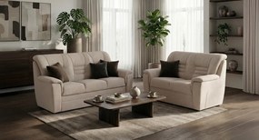 Dvojsedák Merlin, béžová látka