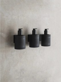 Čierne nástenné sklenené dávkovače mydla v súprave 3 ks 350 ml Kirei – Blomus