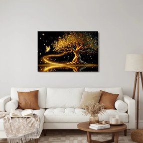 Obraz strom života zlatá mágia