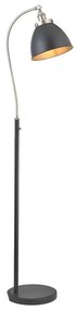Endon 98753 - Stojacia lampa FRANKLIN 1xE27/10W/230V matný chróm/antracit