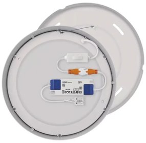 LED Stropné svietidlo LED/21W/230V 3000/3500/4000K pr. 22,5 cm biela