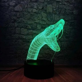 3Dmix 3D-MTV021 - Motív pre 3D LED nočnú lampu - Had