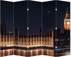 Paraván - Big Ben v Londýne (210x170 cm)