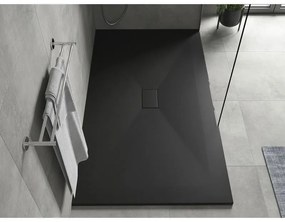 Mexen Hugo, SMC obdĺžniková sprchová vanička 150 x 100 cm, čierna matná, 42701015