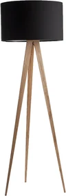 Zuiver Tripod Wood stojace lampy - Čierna