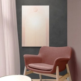 Obraz moderná broskyňová dúha Mid-Century