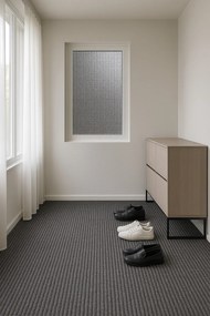 Vebe, Čistiaca zóna Capri WB 07, na mieru, šíře 1m,2m, šedá, guma (gél - protišmykový), chodba / predsieň