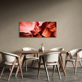 Obraz červených skál (120x50 cm)