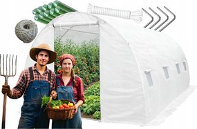 TRENDIE Fóliovník 3x6m biely PREMIUM