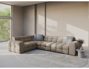 Hnedá rohová pohovka (ľavý roh/do L) Kendal – Micadoni