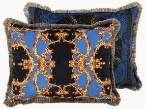 Obojstranný zamatový vankúš Neobaroque Chains