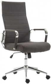 Design-Shop Kancelárska stolička Kolumbus - látka - Tmavo sivá