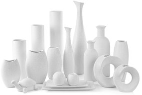 KERAMICKÝ SVIETNIK RISO (FI) 9X8 CM BIELA