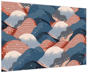 Obraz - Japonské vlny (90x60 cm)