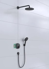 Hansgrohe Raindance S, sprchový systém 240 1jet PowderRain s termostatom ShowerSelect S, matná čierna, HAN-27959670
