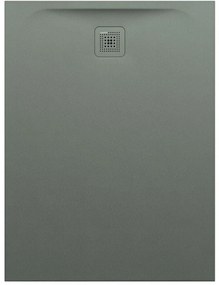LAUFEN Pro obdĺžniková sprchová vanička z materiálu Marbond, odtok na kratšej strane, 1200 x 900 x 33 mm, betónová šedá, H2109580790001