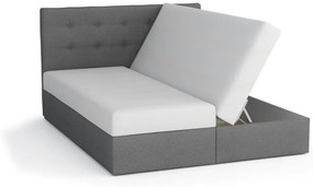 Čalúnená posteľ DOUBLE 1 + úložný priestor + matrac - cosmic160 / 180x200