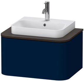 DURAVIT Happy D.2 Plus závesná skrinka pod umývadlo pod dosku, 1 zásuvka, 650 x 480 x 354 mm, nočná modrá matná lakovaná, HP494009898