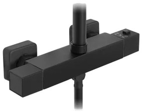 Invena SVART AU-85-004-X Sprchový set s termostatickou batériou, čierna - Invena