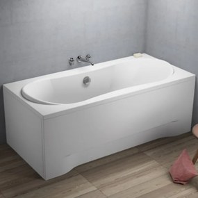 Polimat Akrylátová obdĺžniková vaňa Long 170x80 (180x80) POLIMAT-Farba: Biela, POLIMAT-Rozmery: 180x80