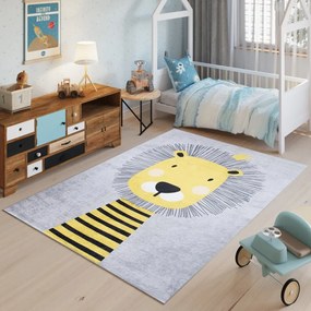 Detský koberec s motívom roztomilého leva Šírka: 80 cm | Dĺžka: 150 cm