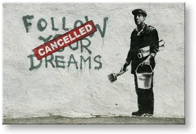 Obraz na plátne Street ART – Banksy | rôzne rozmery