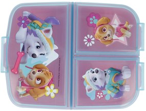 Multibox na desiatu pre dievčatá Labková patrola / Paw Patrol s 3 priehradkami