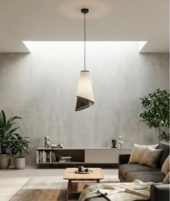 Luster na lanku MODA 1xE27/15W/230V sivá/čierna