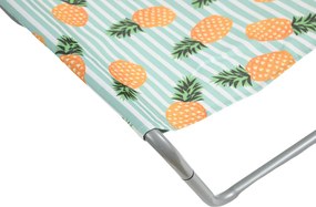 Sada 2 ks skladacích plážových lehátok SAND PINEAPPLE, farebné