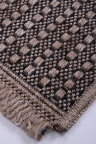 Koberec Indiana 08534A JUTE / BLACK