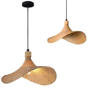 Toolight Toolight, bambusové závesné svietidlo 30cm 1xE27 APP1642-1CP, prírodná hnedá-čierna, OSW-05140