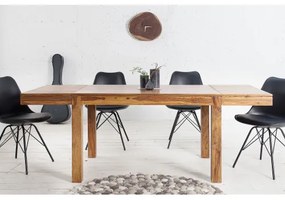 Rozkladací jedálenský stôl 20976 120/200x80cm Masív drevo Palisander  - Komfort-nábytok