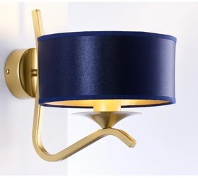 Jupiter 2115 - Nástenné svietidlo KASZMIR 1xE27/15W/230V modré/zlaté