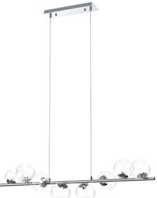 ONLI - Závesný luster na lankách KIMBERLY 8xG9/6W/230V lesklý chróm