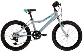 KROSS Detský bicykel Lea Mini 1.0 20&quot; sivo akvamarínový  11&quot; 2023