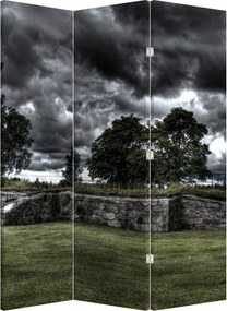 Paraván - Zatiahnutá obloha (126x170 cm)