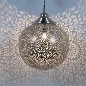 STRIEBORNÁ ARABSKÁ LAMPA “HASNA XL