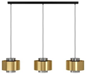 Eglo 390067 - Luster na lanku DUGLIA 3xE27/40W/230V zlatá