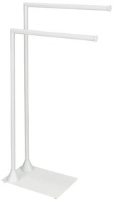 Biely oceľový stojan na uteráky Hella – Wenko