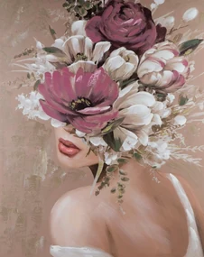 RUČNE MAĽOVANÝ OBRAZ 586B 80X100 CM