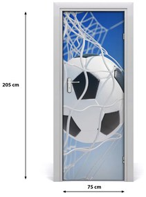 Fototapeta samolepiace na dvere lopta v bránke 75x205 cm