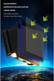 Immax 08491L - LED Solárne nástenné svietidlo so senzorom LED/2W/5V IP54