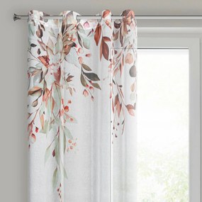 ZÁVES NA KRÚŽKOCH MEG, SADA 2KS 140X260 CM LISTY