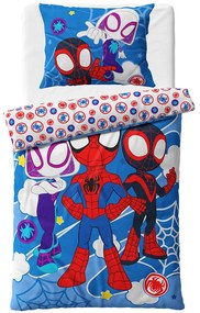 Carbotex Mikroplyšové povlečení Spidey ÚžasníPřátelé, 140 x 200 cm, 70 x 90 cm