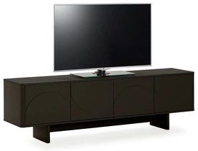 Čierny TV stolík 180x55x40 cm Solei – MOME