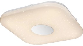 GLOBO Stropné LED stmievateľné osvetlenie FELION, 24W, 35,5x35,5cm, hranaté