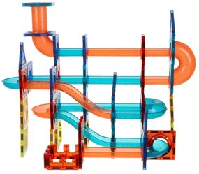 Viacfarebná edukačná magnetická stavebnica 3D  - 110 dielov