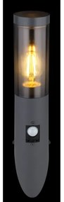 Globo 3157SAS- Vonkajšie nástenné svietidlo so senzorom BOSTON 1xE27/60W/230V IP44