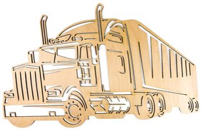 Veselá Stena Drevená nástenná dekorácia Kamión